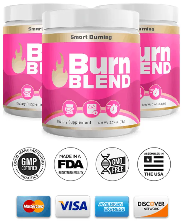 Burn Blend hero bottles plus credit cards and certifications